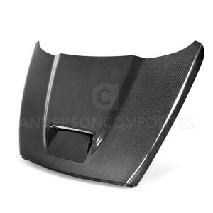 Dodge Ram SRT-10 Hood - Anderson Composites - Type-OE Carbon Fiber - `02-`08